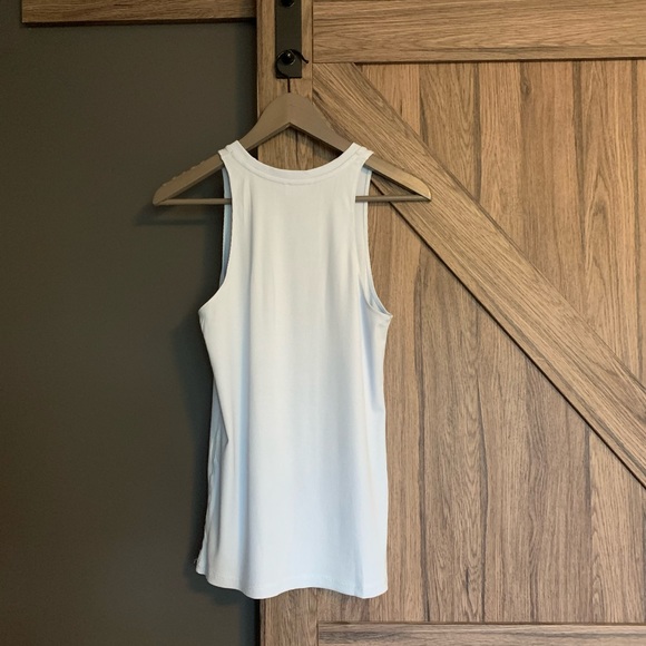 Wilfred Long Tank-Medium, sky blue - Picture 2 of 4